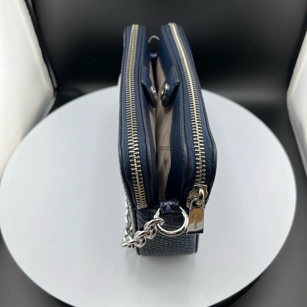 Michael Michael Kors Jet Set Charm, small double zip, leather xtra body. NWT - Picture 5 of 14